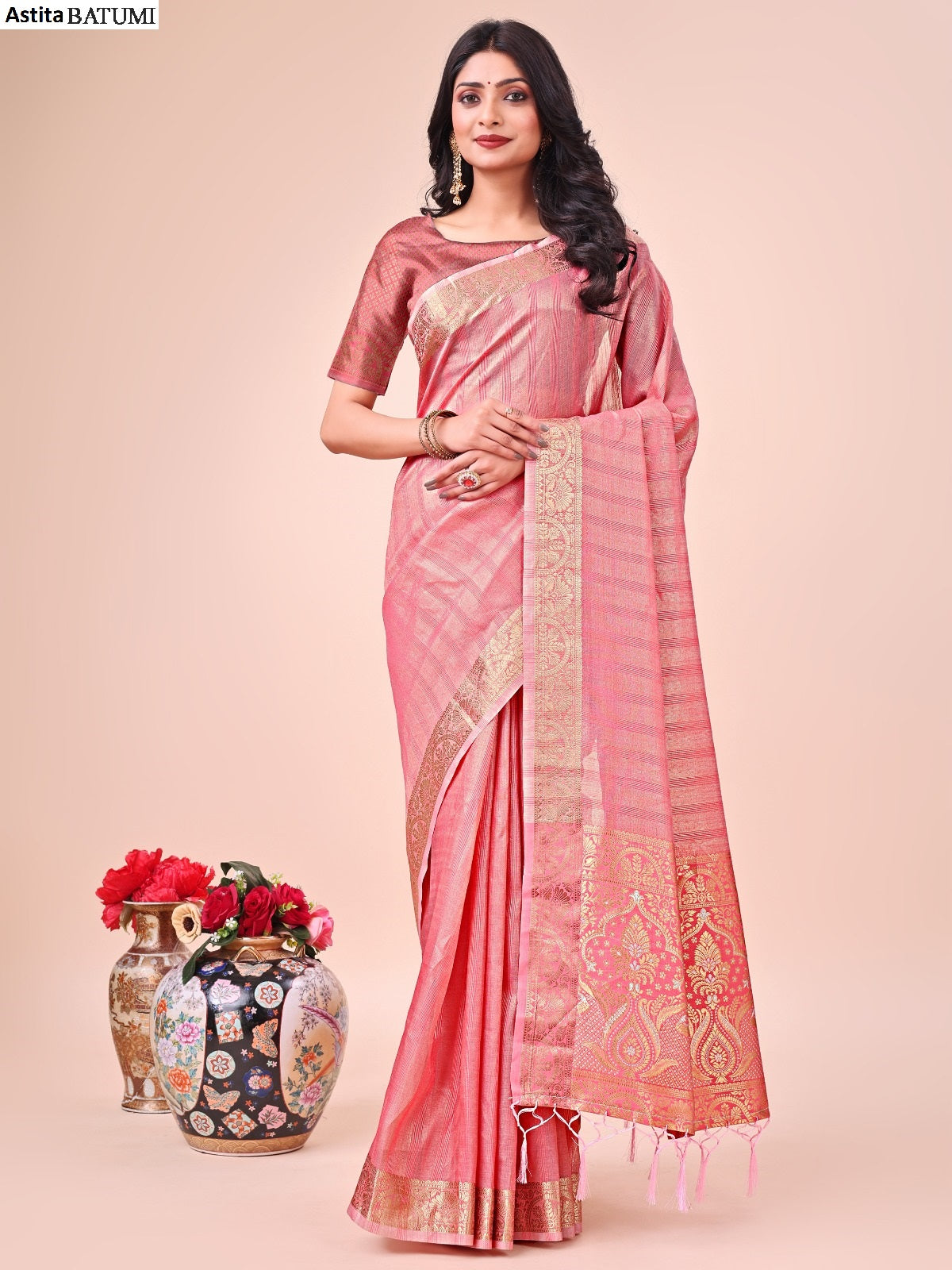 Batumi 1001-1006 Astita Organza Sarees Wholesale Price