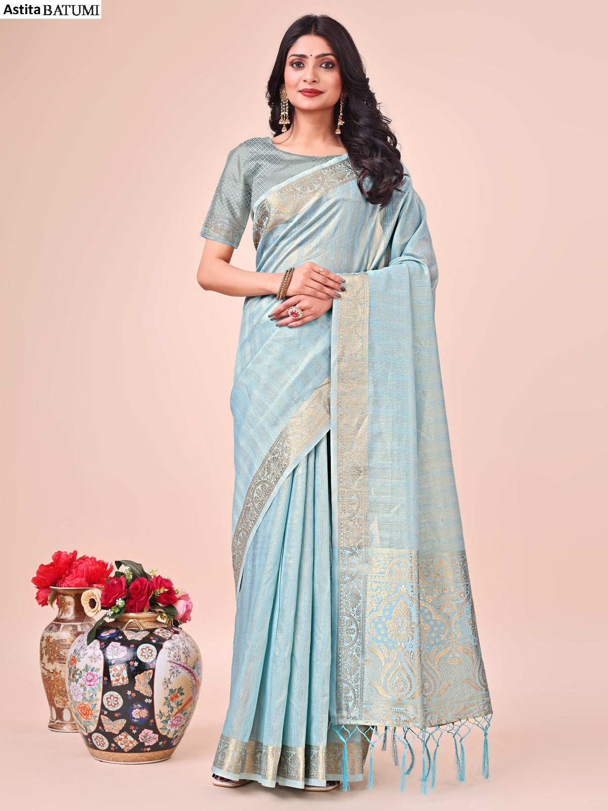 Batumi 1001-1006 Astita Organza Sarees Wholesale Price