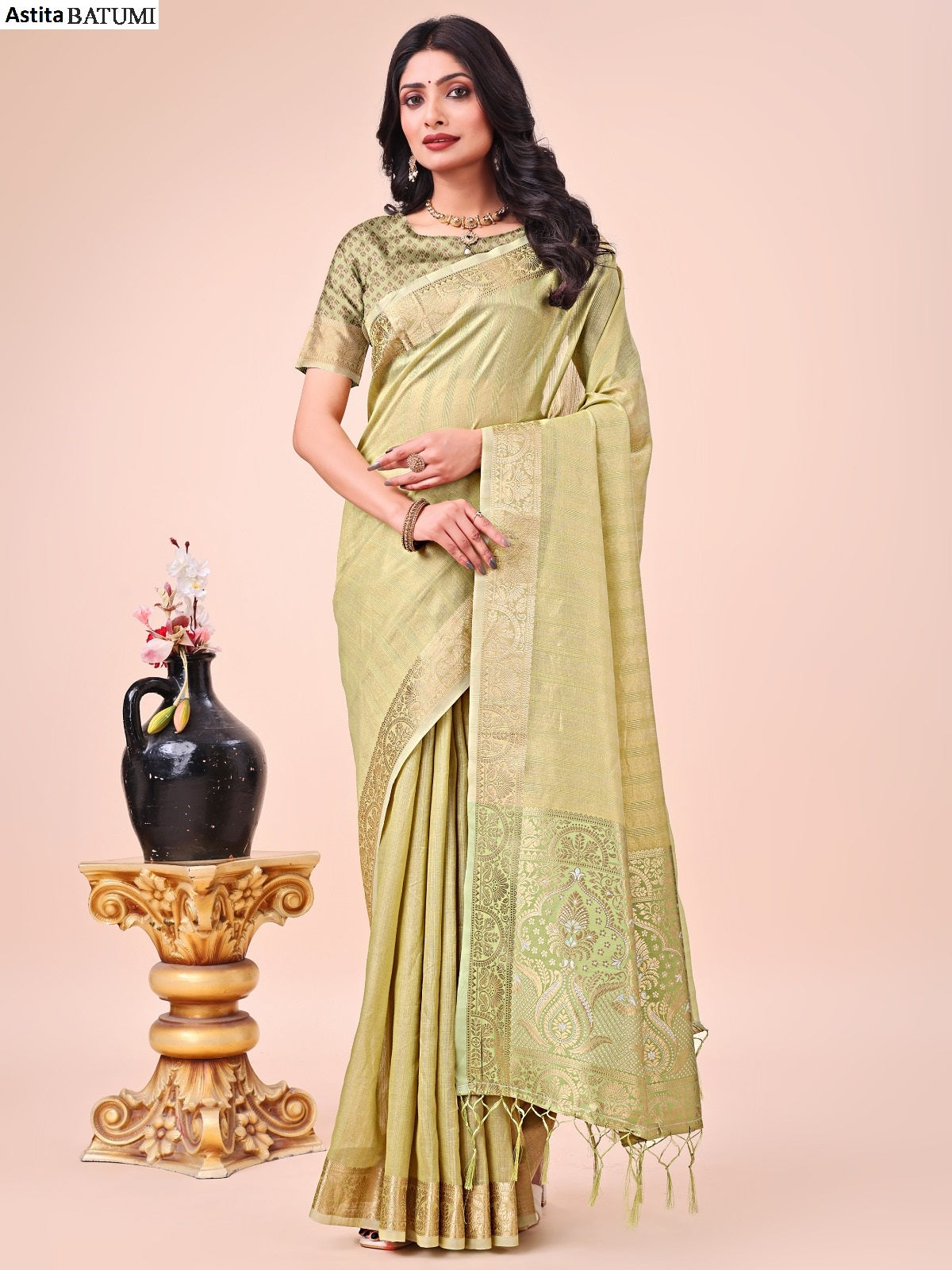 Batumi 1001-1006 Astita Organza Sarees Wholesale Price