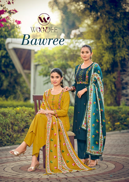 Bawree Woodee Rayon Readymade Pant Style Suits Wholesaler Gujarat