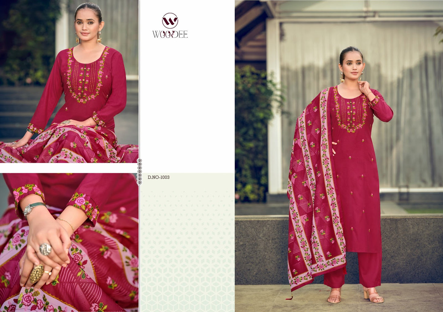 Bawree Woodee Rayon Readymade Pant Style Suits Wholesaler Gujarat