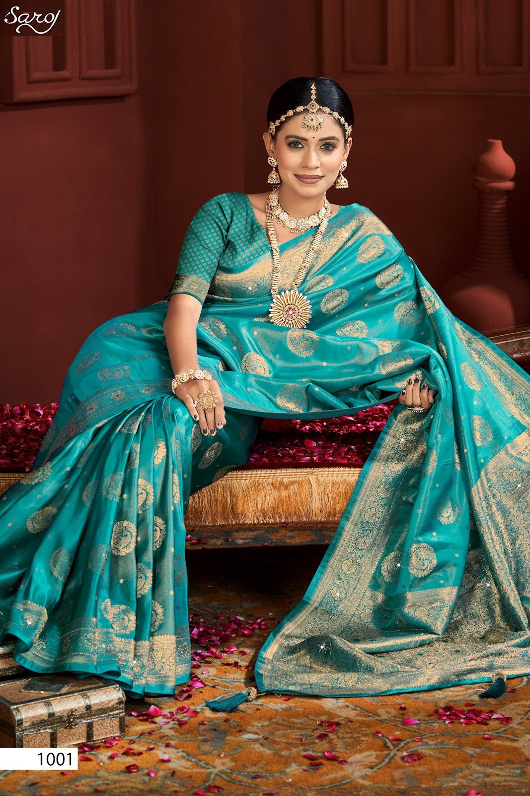 Bawri Satin Saroski Vol 2 Saroj Sarees Supplier Gujarat