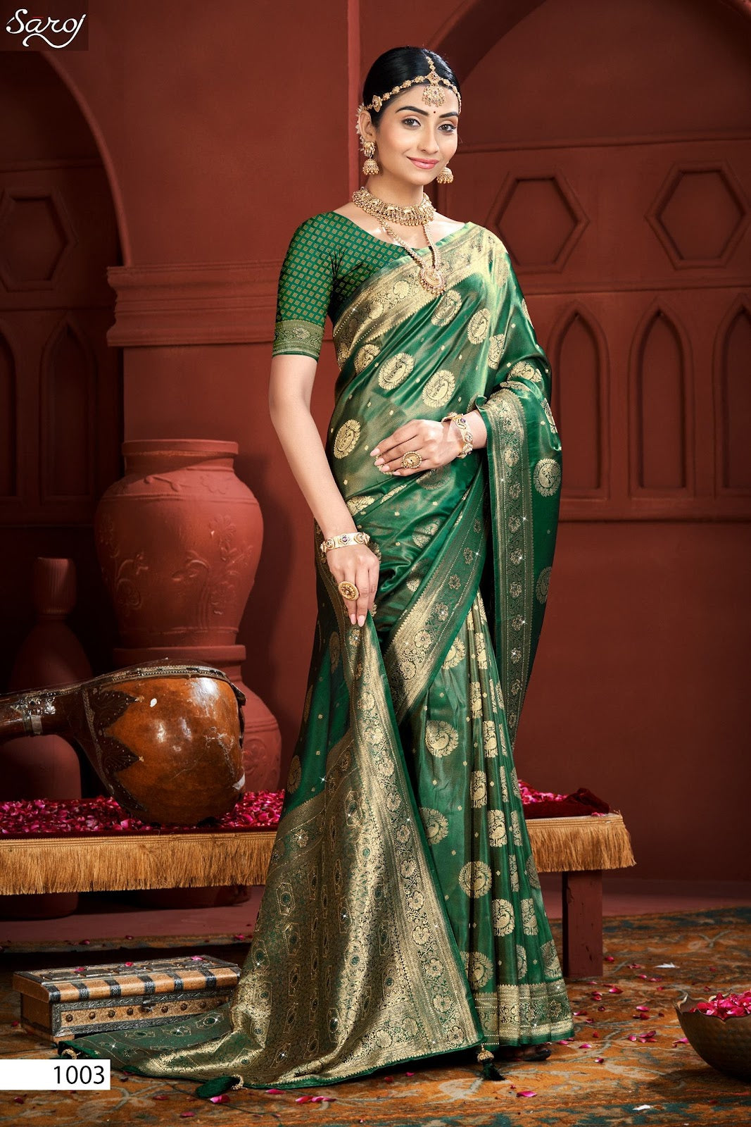 Bawri Satin Saroski Vol 2 Saroj Sarees Supplier Gujarat