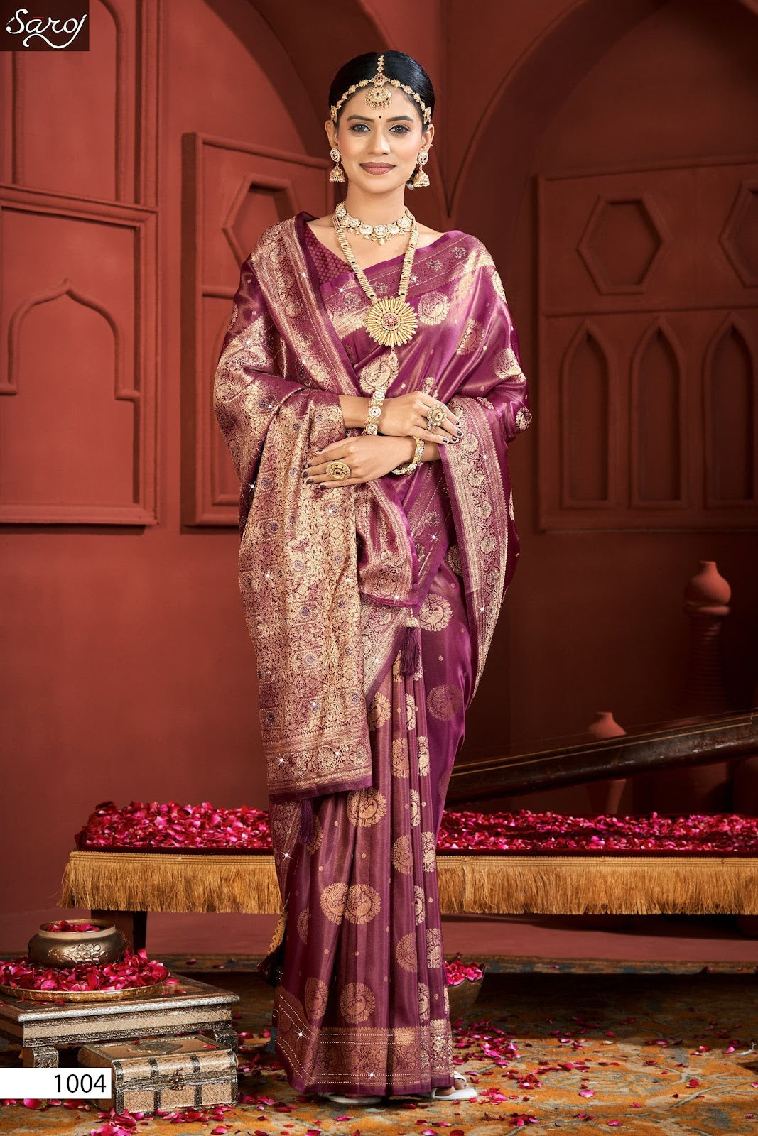 Bawri Satin Saroski Vol 2 Saroj Sarees Supplier Gujarat