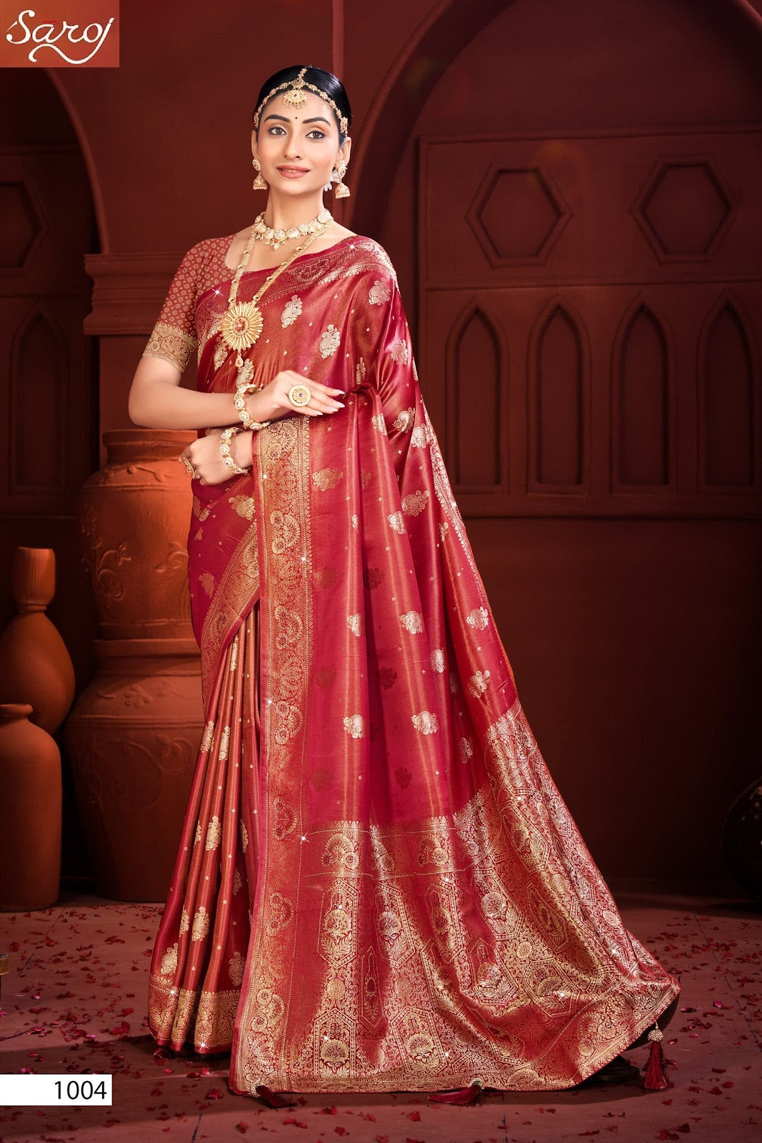 Bawri Satin Saroski Vol 3 Saroj Sarees Exporter Gujarat