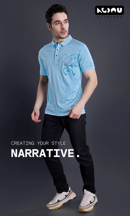 Be 434 Allsense Tencil Lycra Mens Tshirts Supplier India
