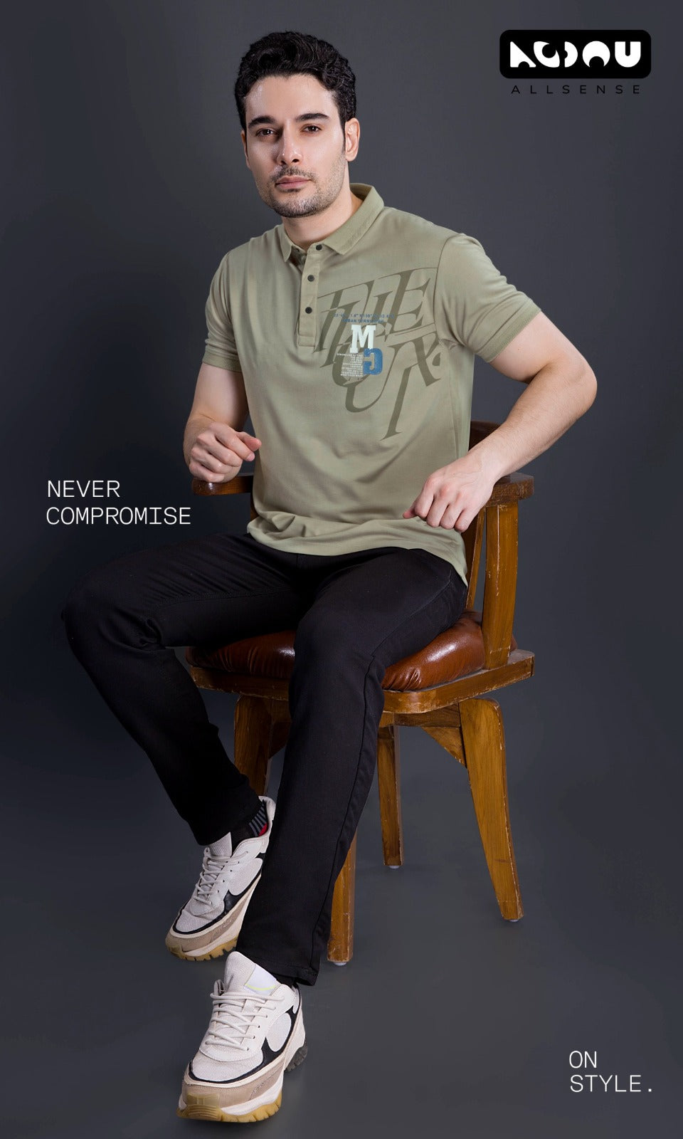 Be 434 Allsense Tencil Lycra Mens Tshirts Supplier India