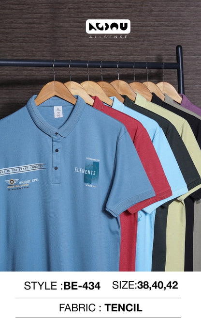 Be 434 Allsense Tencil Lycra Mens Tshirts Supplier India