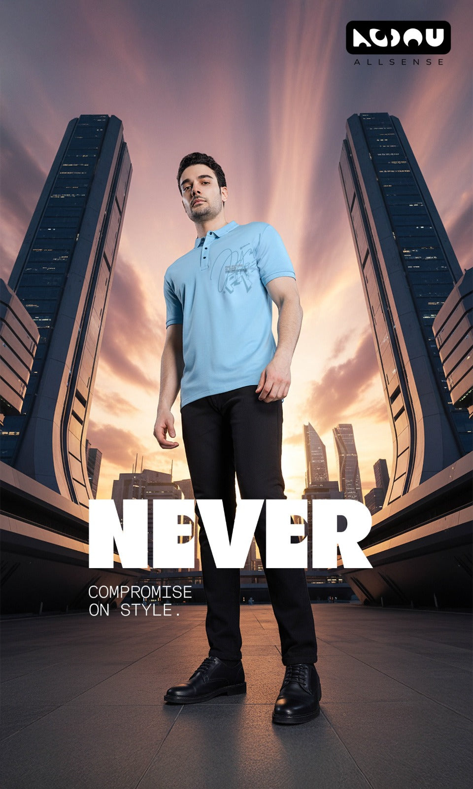 Be 434 Allsense Tencil Lycra Mens Tshirts Supplier India