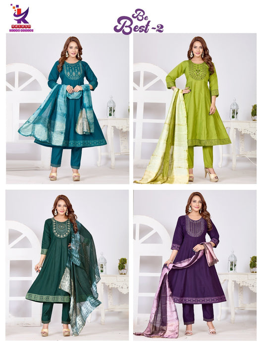 Be Best 2 Mlm Kalash Lifestyle Vertican Readymade Anarkali Suits Wholesale Price