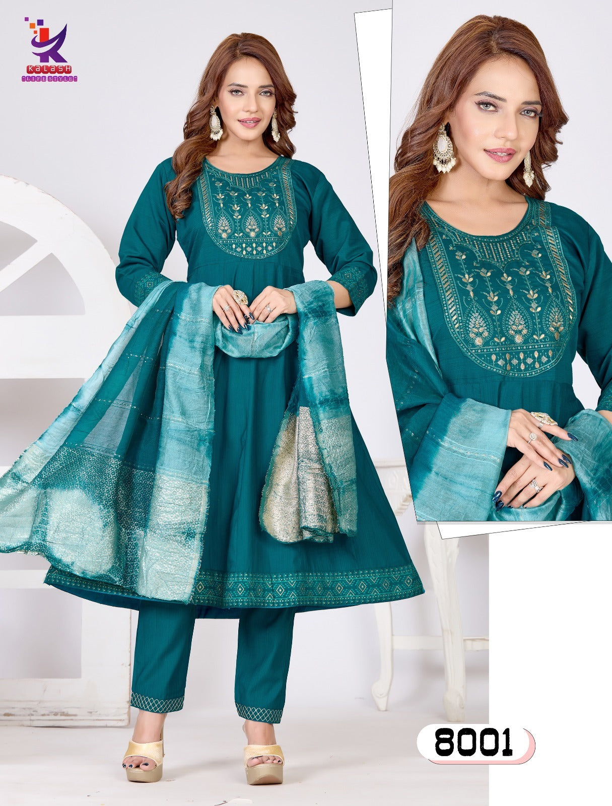 Be Best 2 Mlm Kalash Lifestyle Vertican Readymade Anarkali Suits Wholesale Price