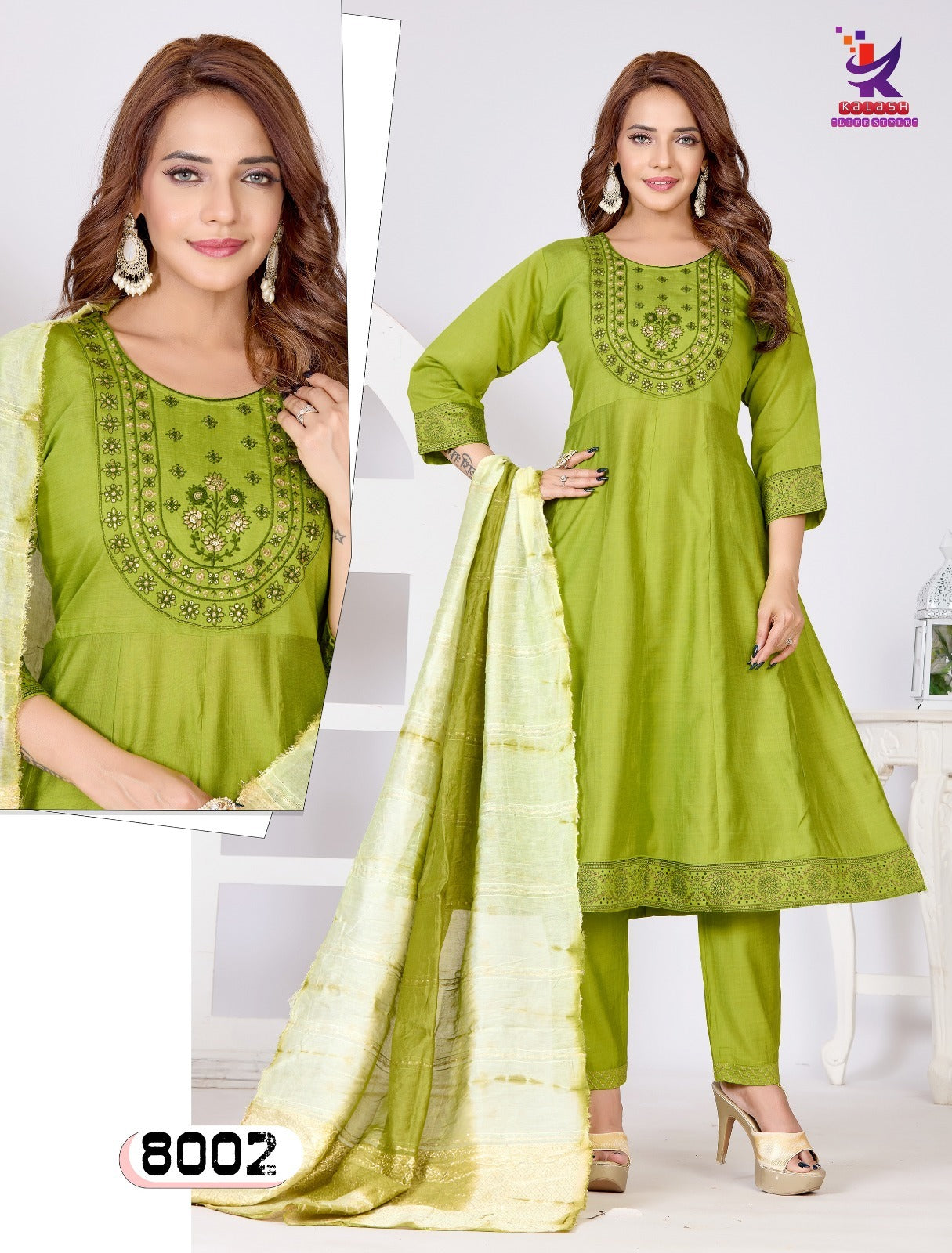 Be Best 2 Mlm Kalash Lifestyle Vertican Readymade Anarkali Suits Wholesale Price