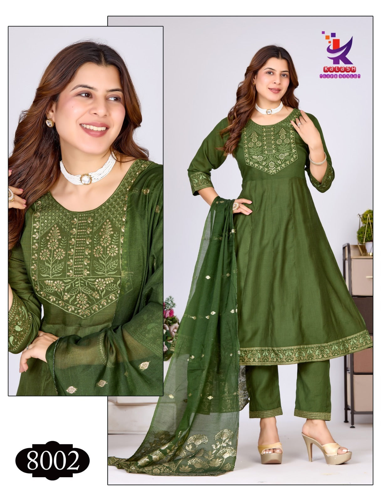 Be Happy 2 Mlm Kalash Lifestyle Vertican Readymade Anarkali Suits Manufacturer Gujarat