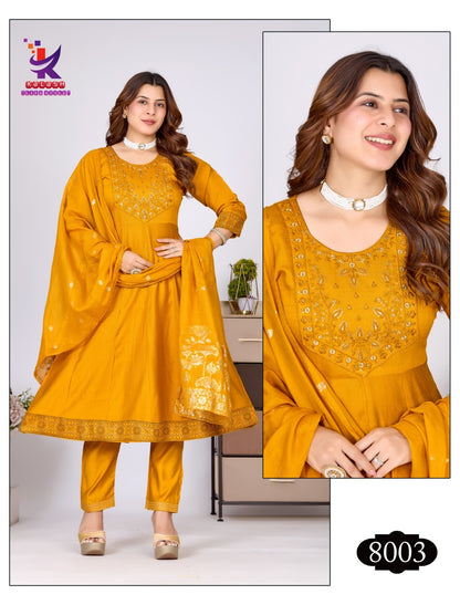 Be Happy 2 Mlm Kalash Lifestyle Vertican Readymade Anarkali Suits Manufacturer Gujarat
