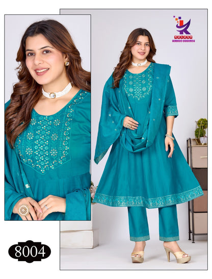 Be Happy 2 Mlm Kalash Lifestyle Vertican Readymade Anarkali Suits Manufacturer Gujarat