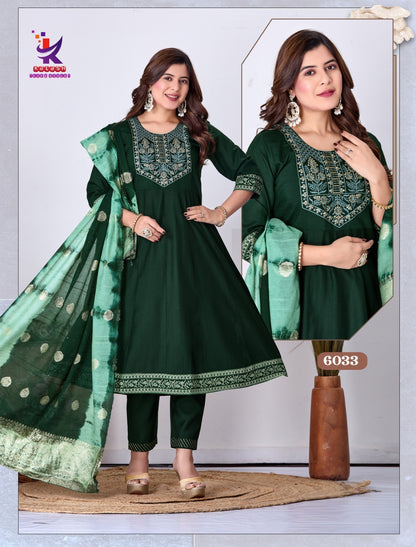 Be Happy Mlm Kalash Lifestyle Vertican Readymade Anarkali Suits Supplier Gujarat