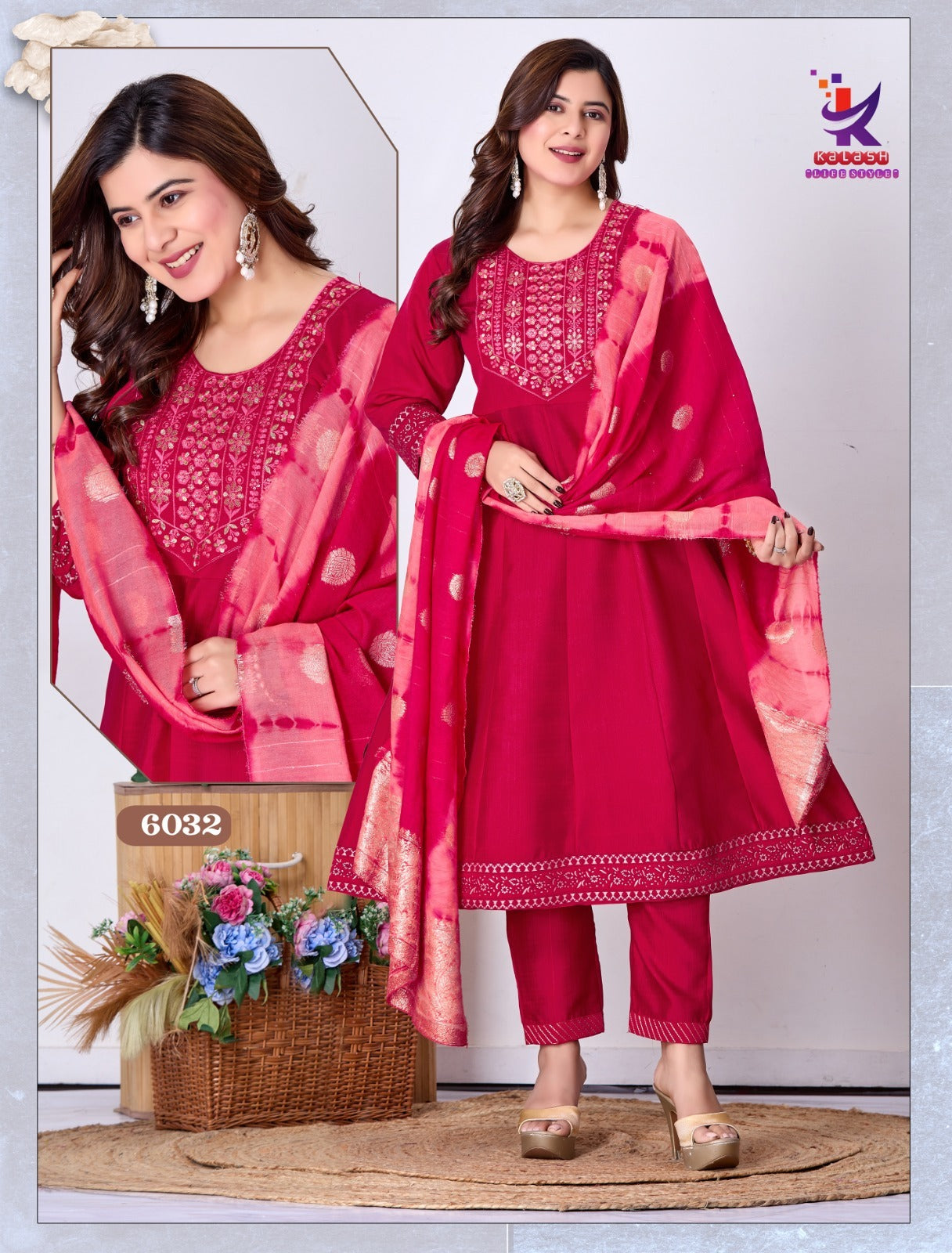 Be Happy Mlm Kalash Lifestyle Vertican Readymade Anarkali Suits Supplier Gujarat