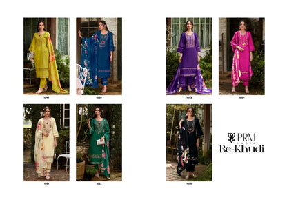 Be Khud Prm India Pure Cotton Pakistani Readymade Suits Supplier