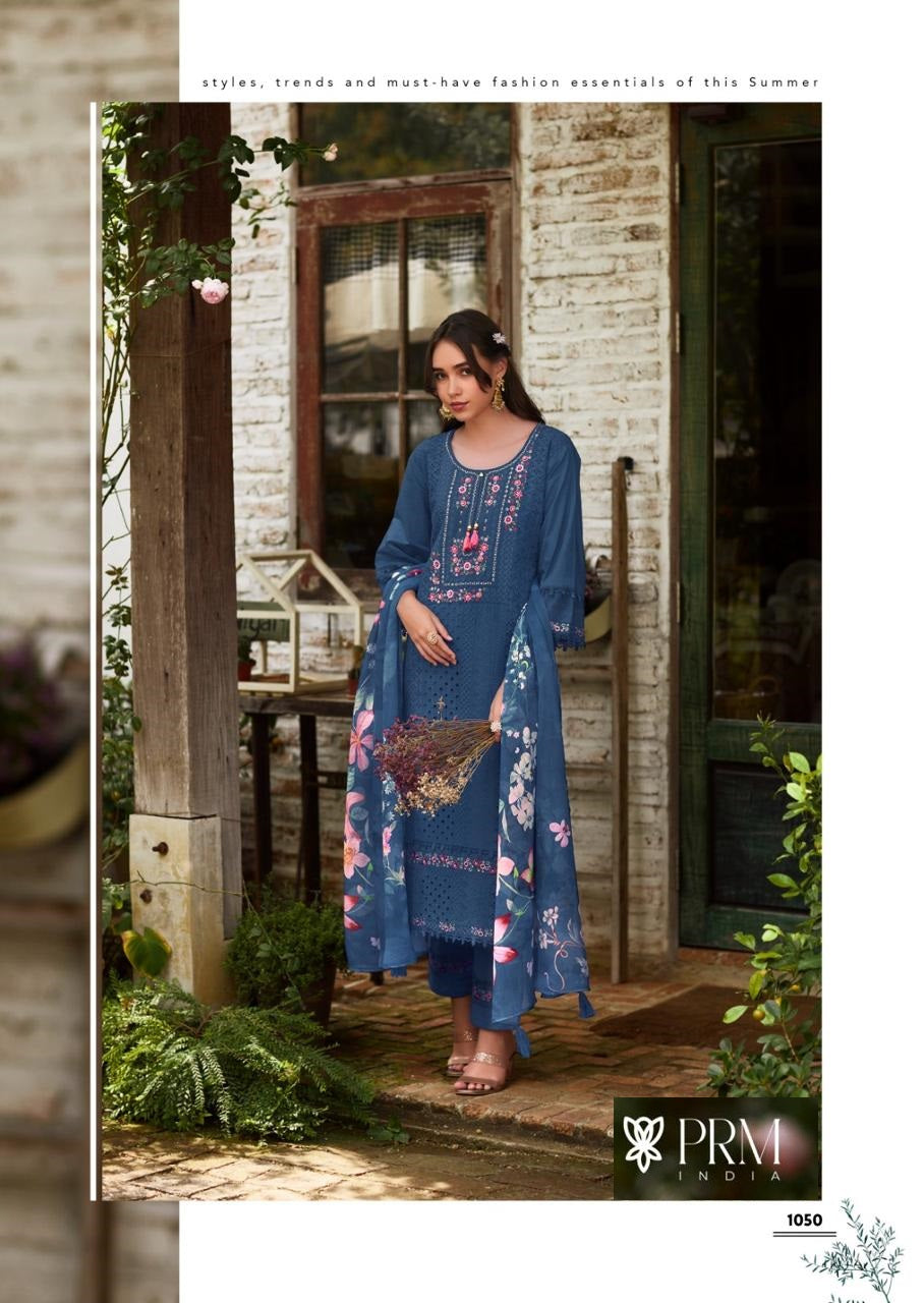 Be Khud Prm India Pure Cotton Pakistani Readymade Suits Supplier