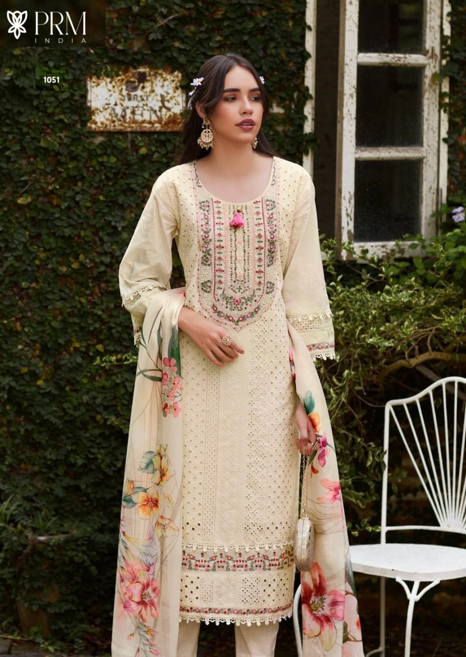 Be Khud Prm India Pure Cotton Pakistani Readymade Suits Supplier