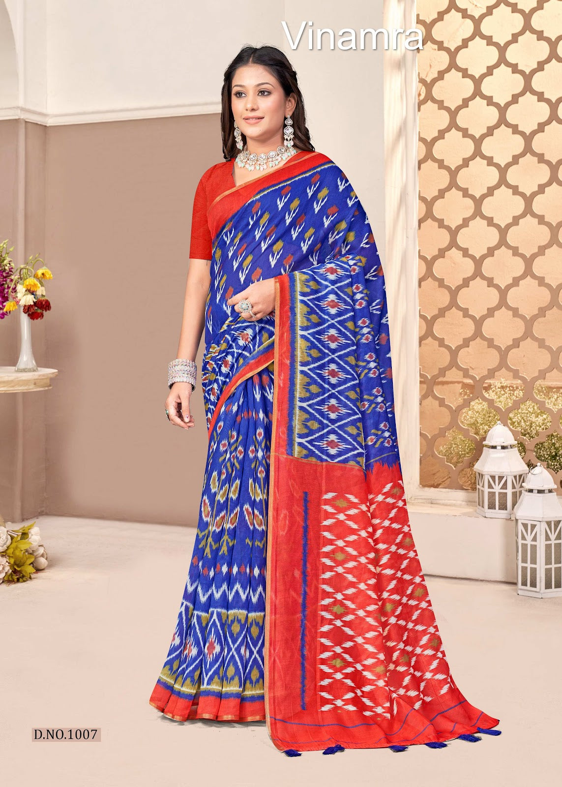 Beach Patola Vinamra Cotton Silk Sarees Exporter Gujarat