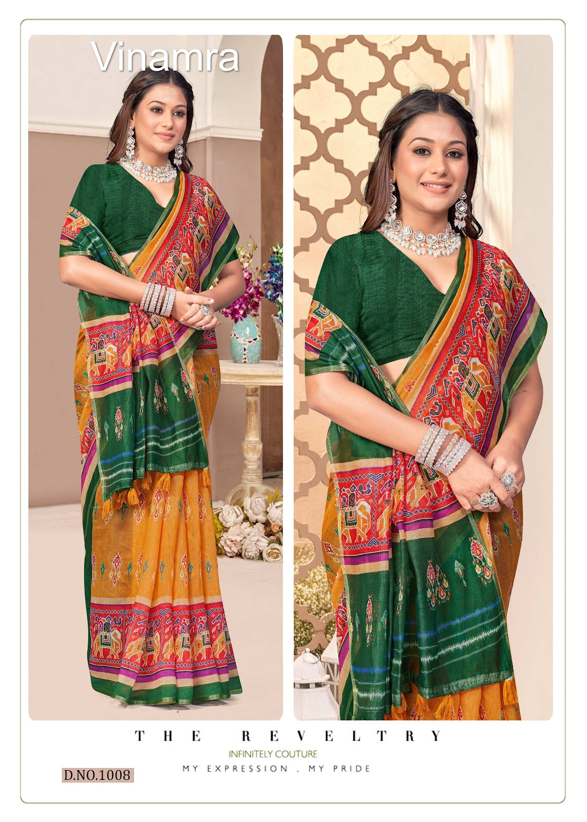 Beach Patola Vinamra Cotton Silk Sarees Exporter Gujarat