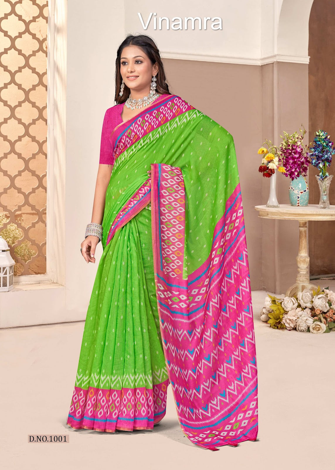 Beach Patola Vinamra Cotton Silk Sarees Exporter Gujarat