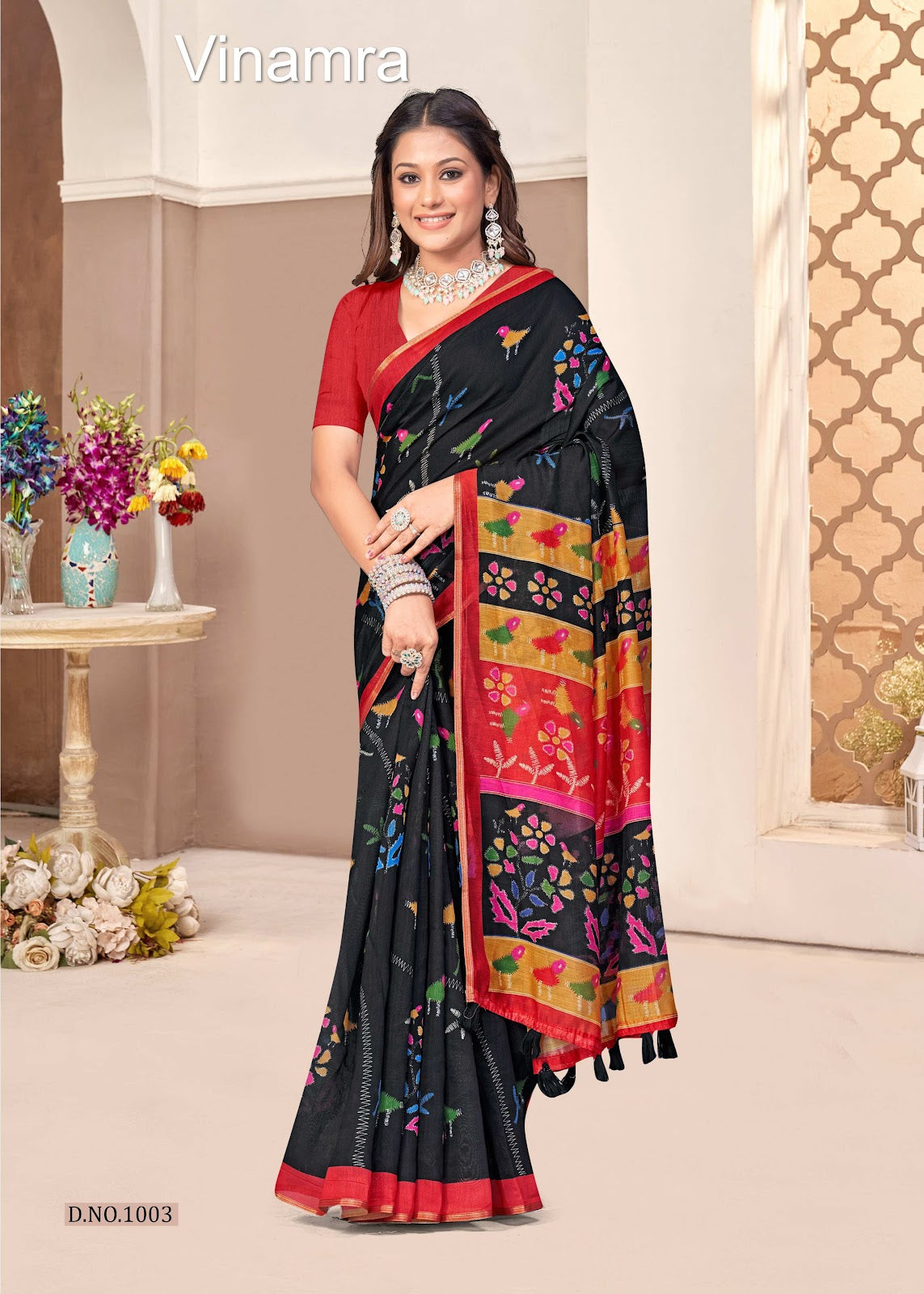 Beach Patola Vinamra Cotton Silk Sarees Exporter Gujarat