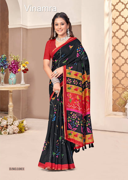 Beach Patola Vinamra Cotton Silk Sarees Exporter Gujarat