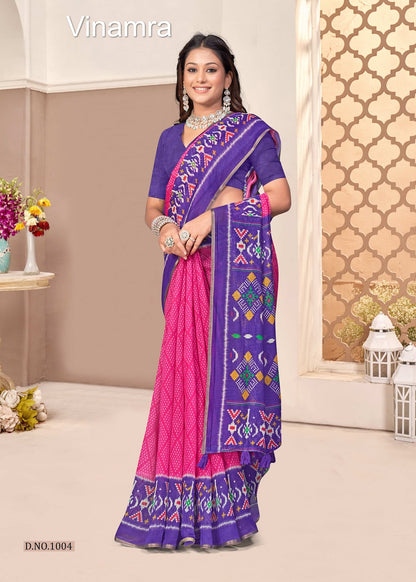 Beach Patola Vinamra Cotton Silk Sarees Exporter Gujarat