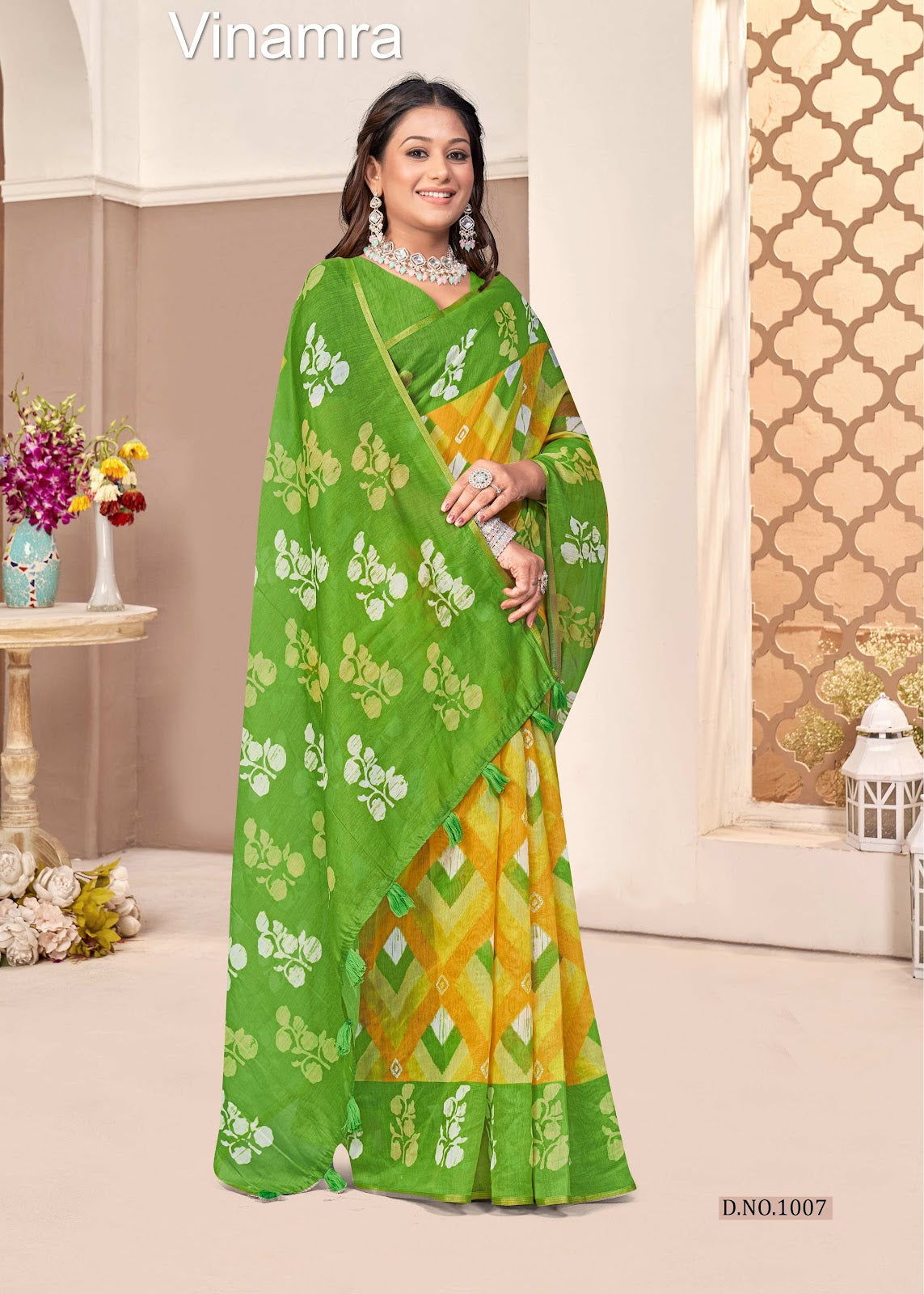 Beach Patola Vinamra Cotton Silk Sarees Exporter Gujarat
