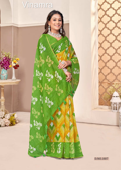 Beach Patola Vinamra Cotton Silk Sarees Exporter Gujarat