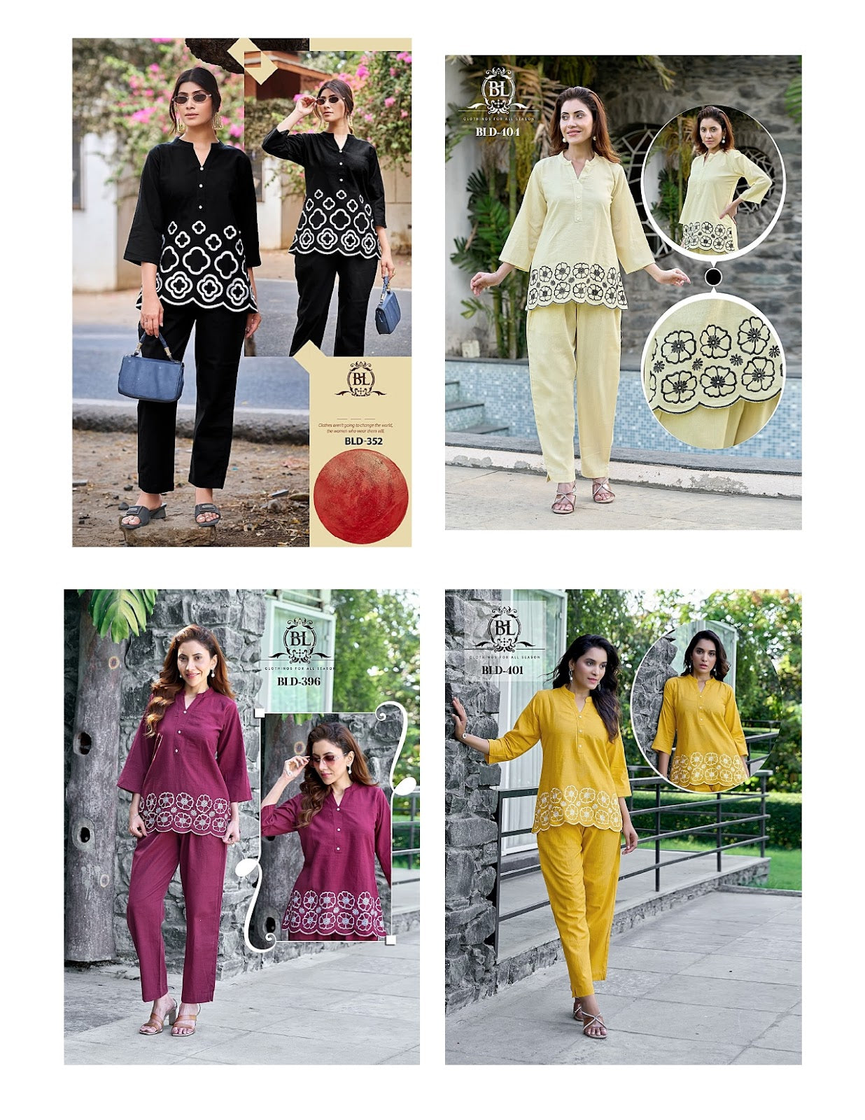 Beat The Heat Bl Cotton Co Ord Set Manufacturer Ahmedabad