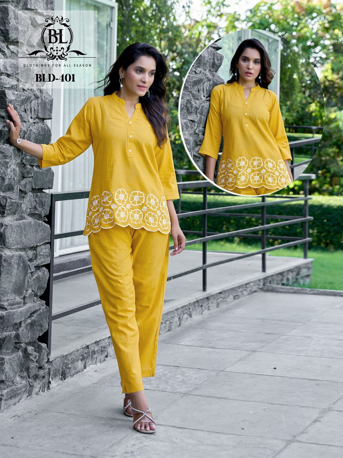 Beat The Heat Bl Cotton Co Ord Set Manufacturer Ahmedabad