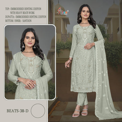 Beats 38 Shree Fabs Chiffon Pakistani Salwar Suits Manufacturer India