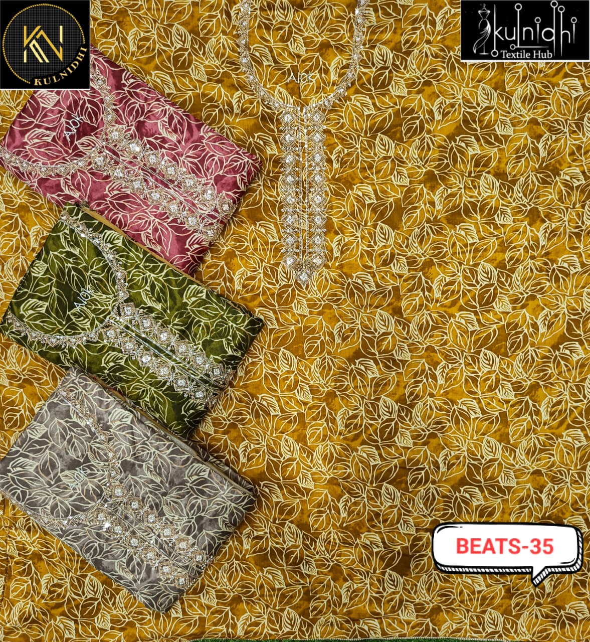 Beats Kulnidhi Pure Zam Salwar Suits Supplier Ahmedabad
