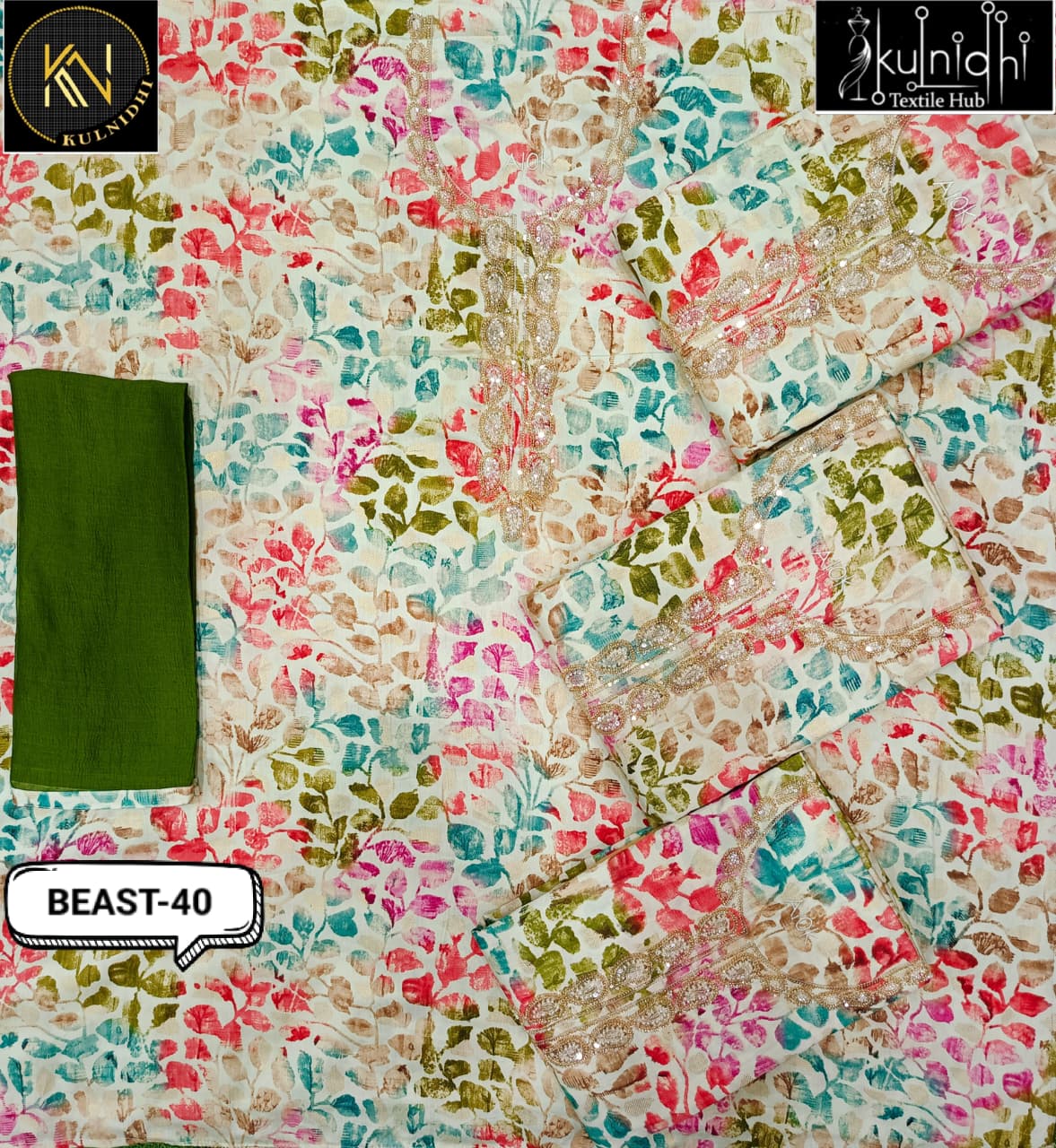 Beats Kulnidhi Pure Zam Salwar Suits Supplier Ahmedabad