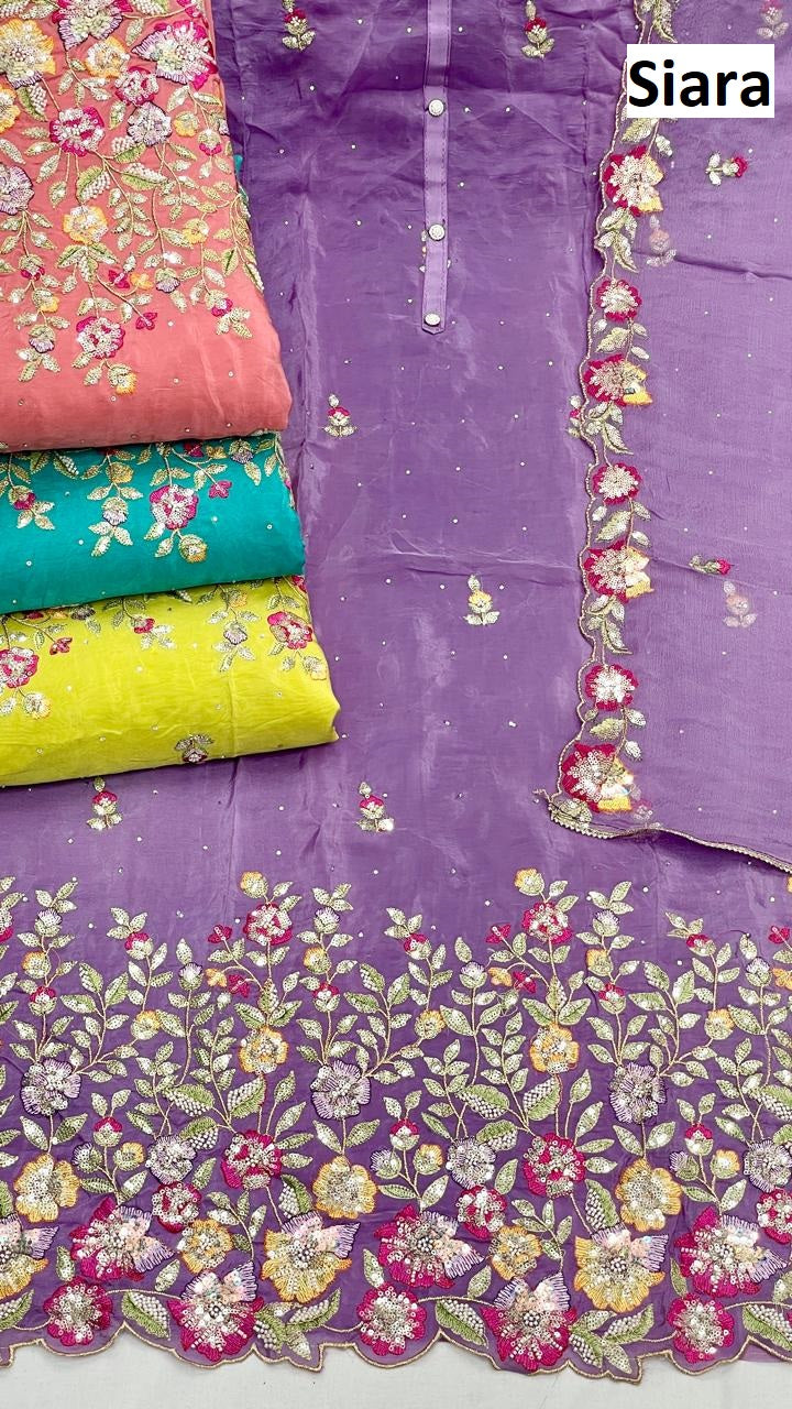 Beats Work 07 Siara Organza Salwar Suits Exporter