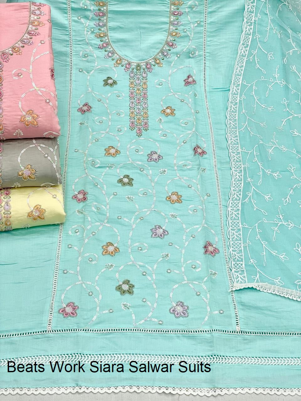 Beats Work Siara Roman Salwar Suits Exporter Ahmedabad