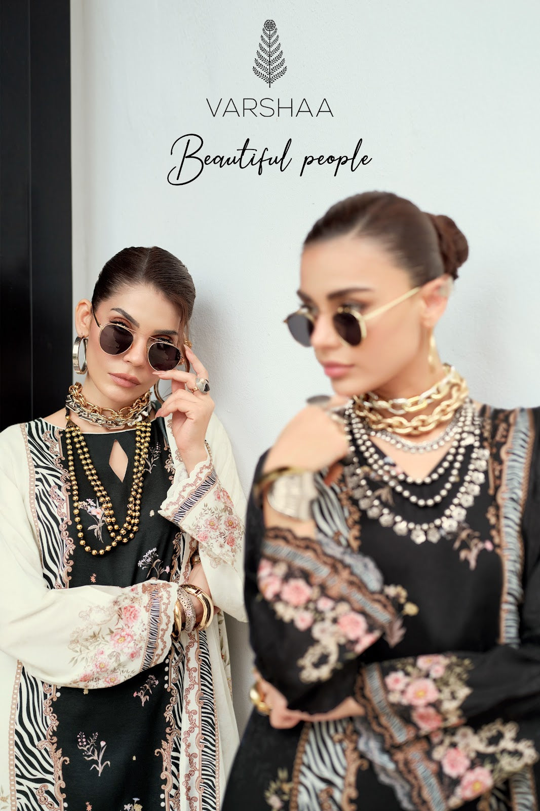 Beautiful People Varshaa Viscose Muslin Pakistani Patch Work Suits Exporter Gujarat