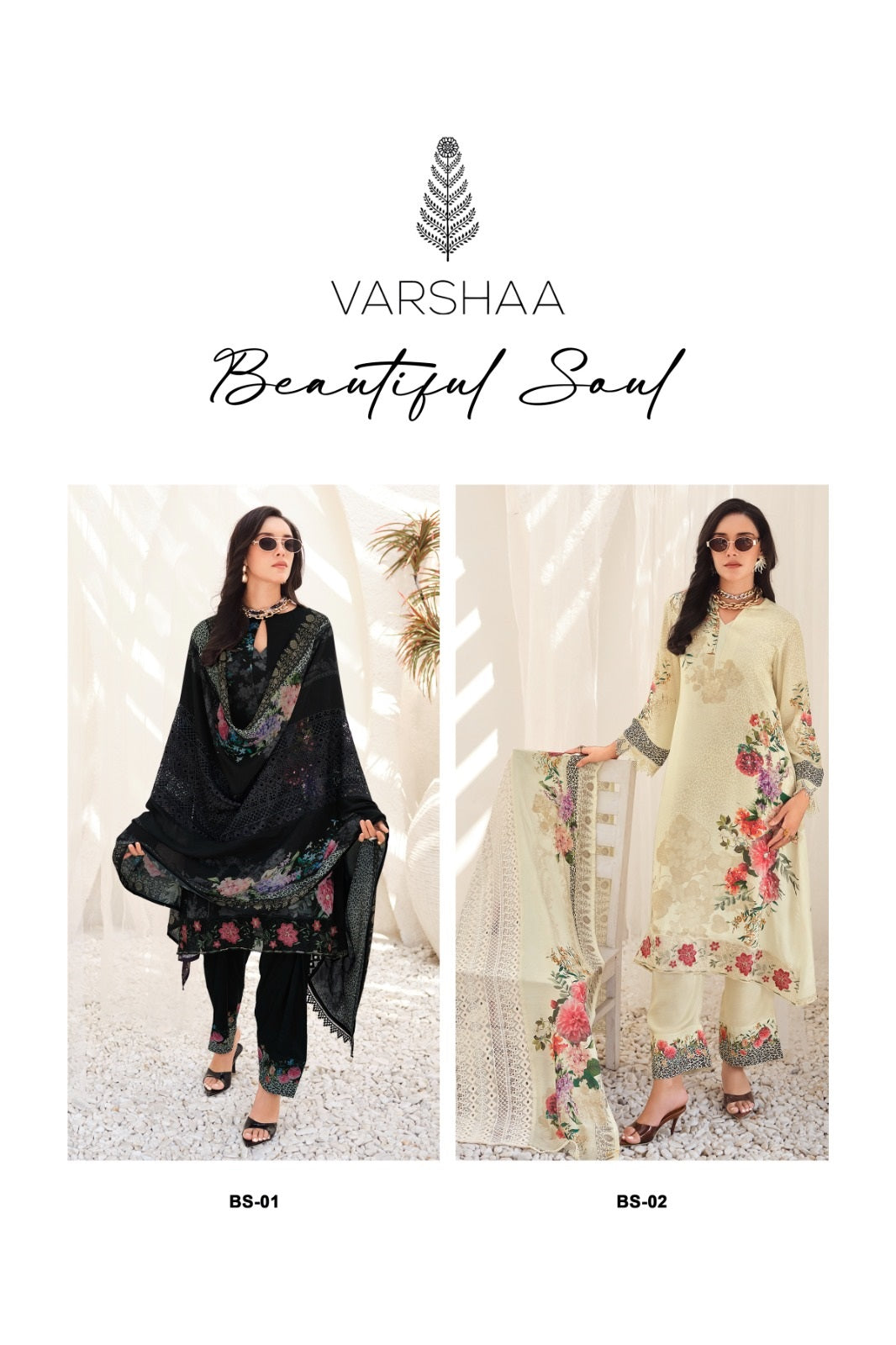 Beautiful Soul Varshaa Viscose Muslin Pant Style Suits Supplier Gujarat