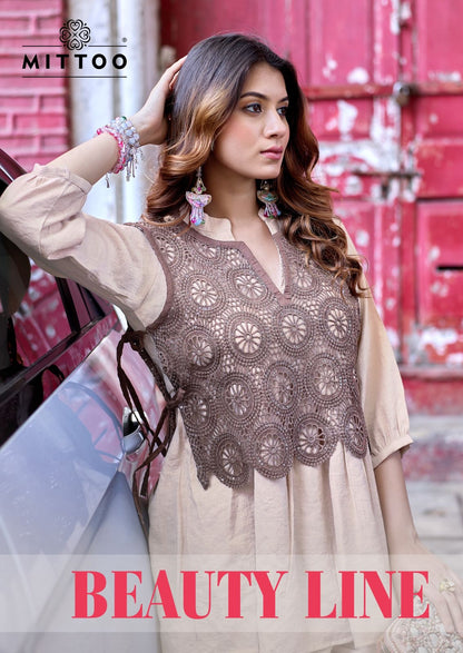 Beauty Line Mittoo Viscose Weaving Co Ord Set Wholesale Price