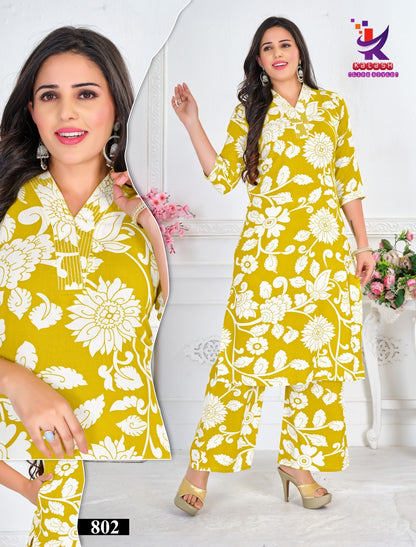 Beauty N Fashion Mlm Kalash Lifestyle Rayon 17Kg Co Ord Set Manufacturer Gujarat