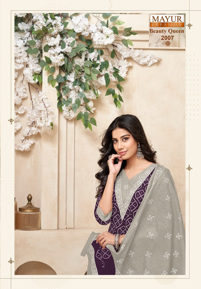Beauty Queen Vol 2 Mayur Creation Pure Cotton Readymade Cotton Pant Suits Wholesale Price