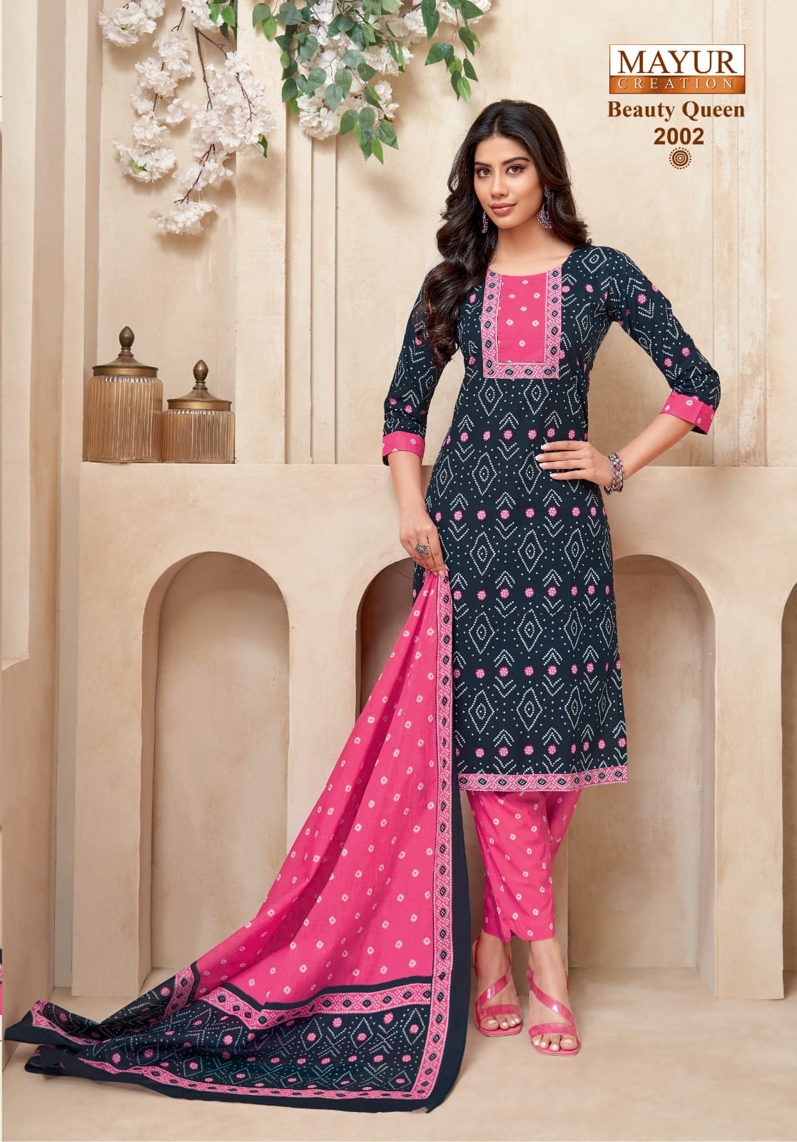 Beauty Queen Vol 2 Mayur Creation Pure Cotton Readymade Cotton Pant Suits Wholesale Price