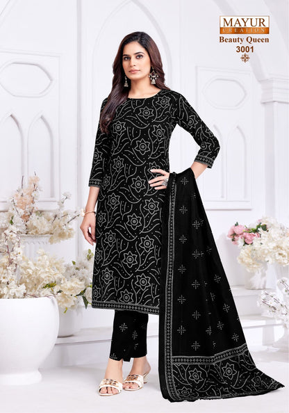 Beauty Queen Vol 3 Mayur Creation Readymade Cotton Pant Suits Exporter India