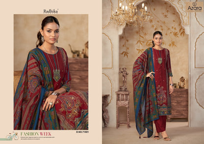 Beauty Silk Vol 5 Radhika Fashion Azara Modal Karachi Salwar Suits Wholesaler India