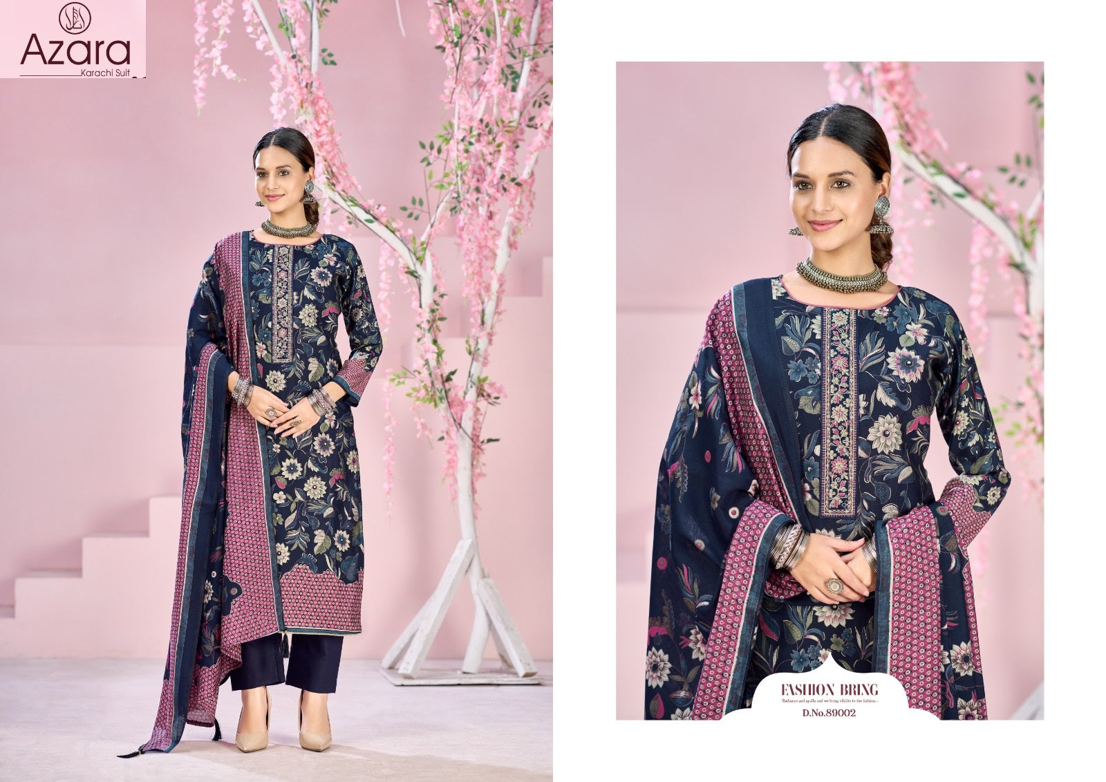 Beauty Silk Vol 8 Radhika Fashion Azara Muslin Karachi Salwar Suits Wholesale Price