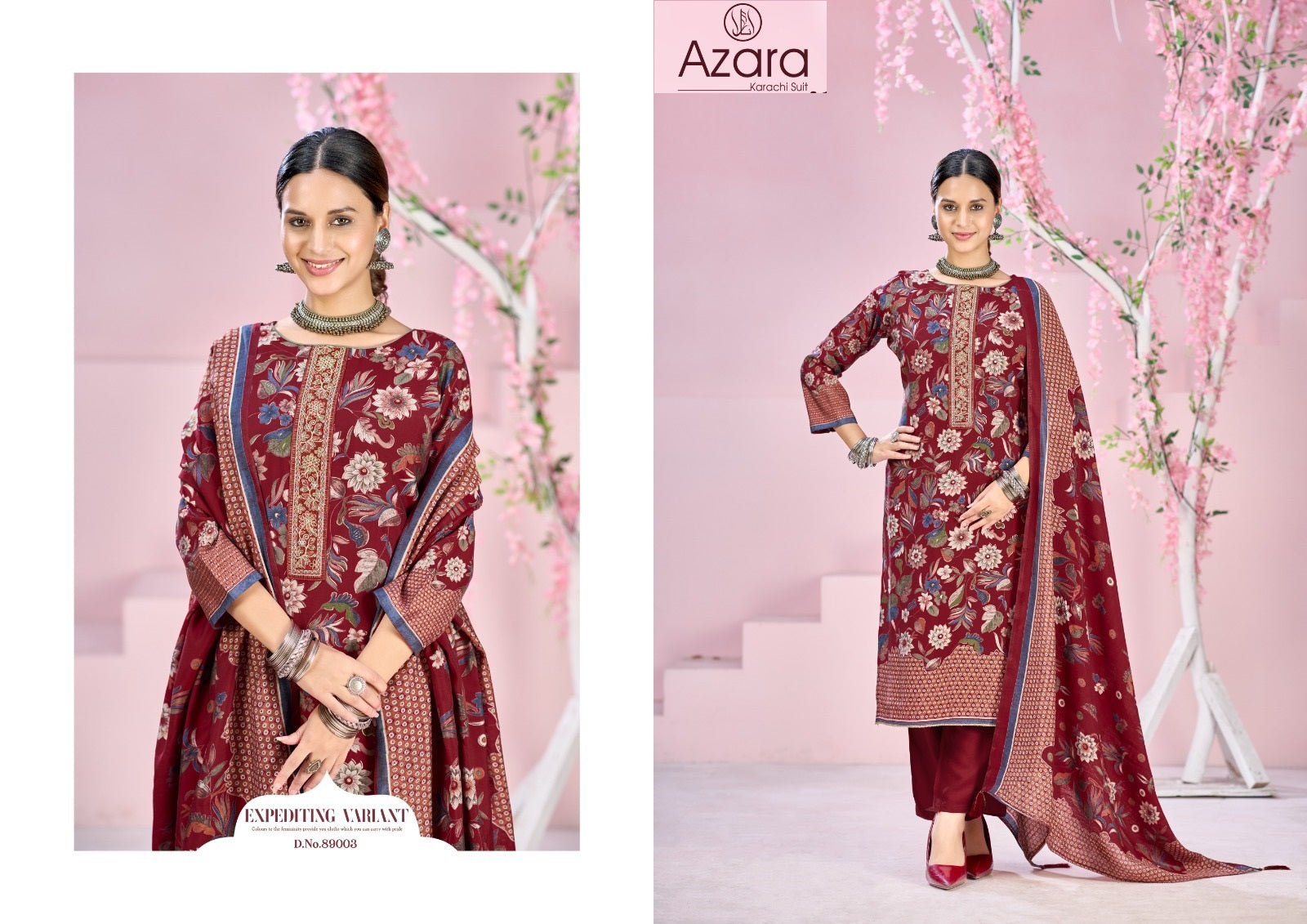 Beauty Silk Vol 8 Radhika Fashion Azara Muslin Karachi Salwar Suits Wholesale Price