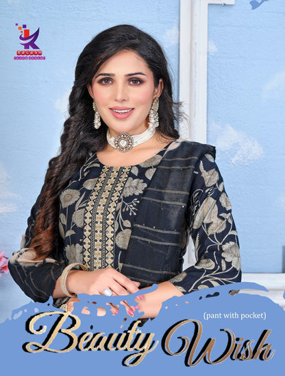 Beauty Wish Mlm Kalash Lifestyle Rayon 14Kg Readymade Suits Manufacturer India